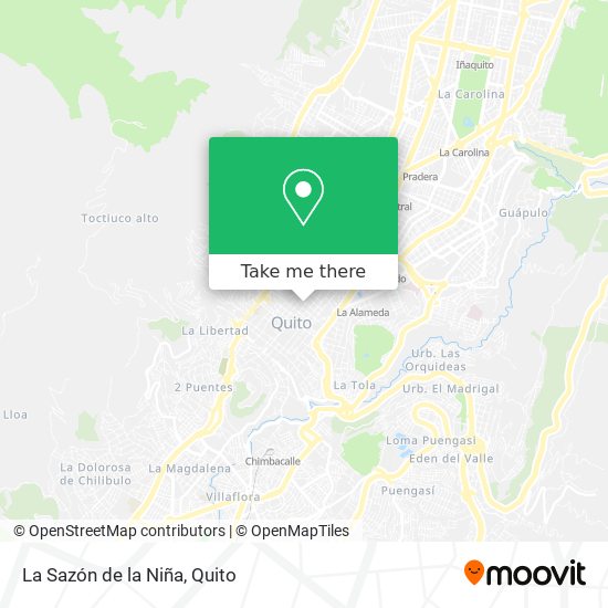 La Sazón de la Niña map