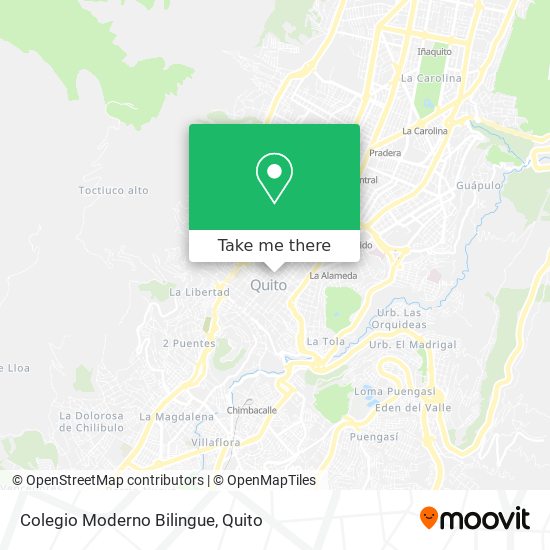 Colegio Moderno Bilingue map