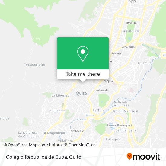 Mapa de Colegio Republica de Cuba