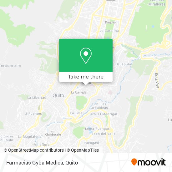 Farmacias Gyba Medica map