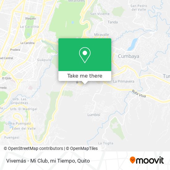 Vivemás - Mi Club, mi Tiempo map