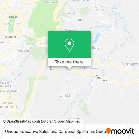 Mapa de Unidad Educativa Salesiana Cardenal Spellman