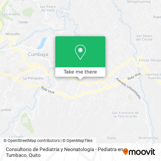 Consultorio de Pediatría y Neonatología - Pediatra en Tumbaco map
