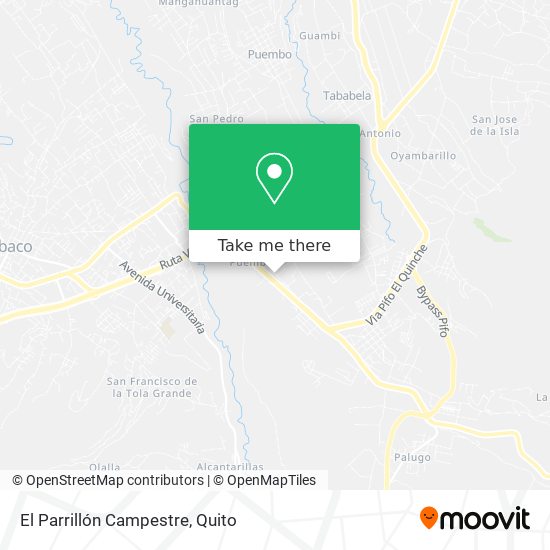 Mapa de El Parrillón Campestre