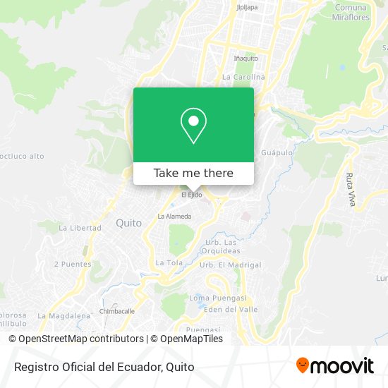 Mapa de Registro Oficial del Ecuador