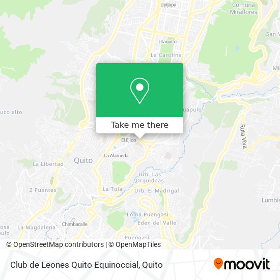 Club de Leones Quito Equinoccial map