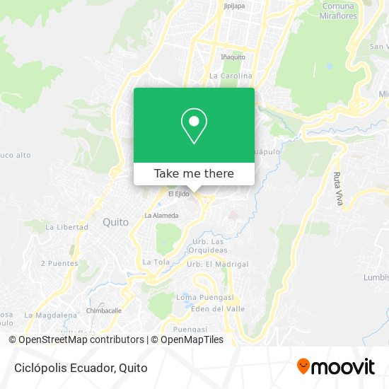 Ciclópolis Ecuador map