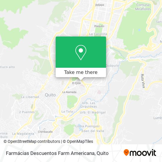 Mapa de Farmácias Descuentos Farm Americana