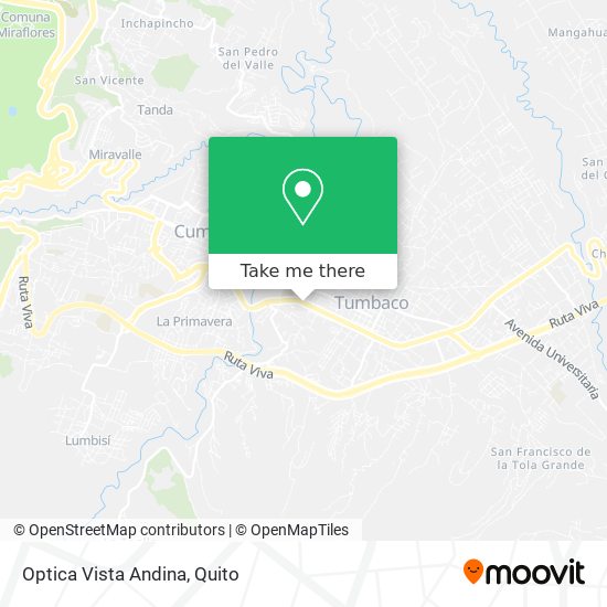Mapa de Optica Vista Andina