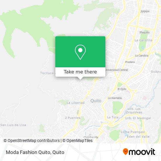 Moda Fashion Quito map