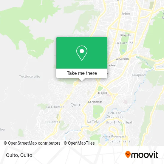Quito map