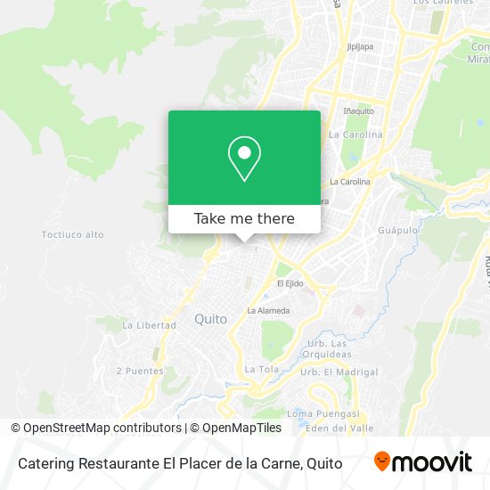 Catering Restaurante El Placer de la Carne map