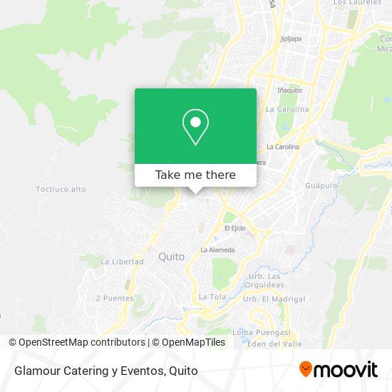 Glamour Catering y Eventos map
