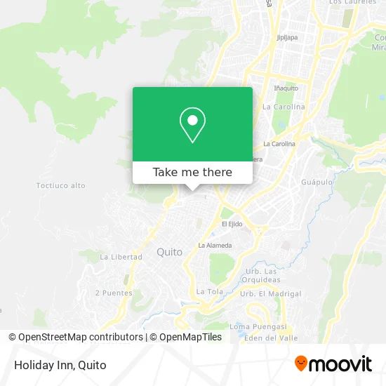 Holiday Inn map