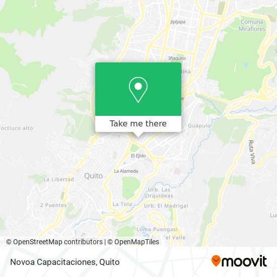 Novoa Capacitaciones map