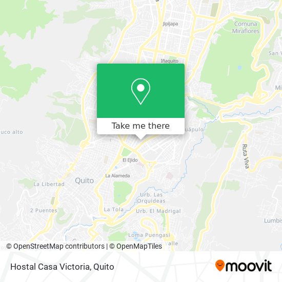 Mapa de Hostal Casa Victoria