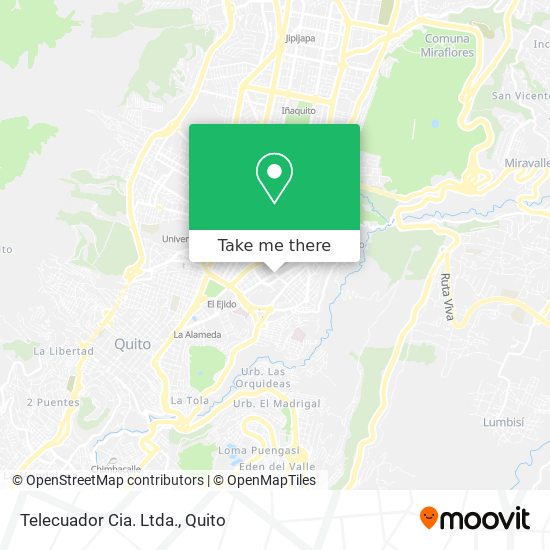 Mapa de Telecuador Cia. Ltda.