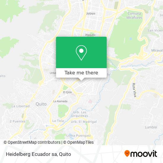 Mapa de Heidelberg Ecuador sa