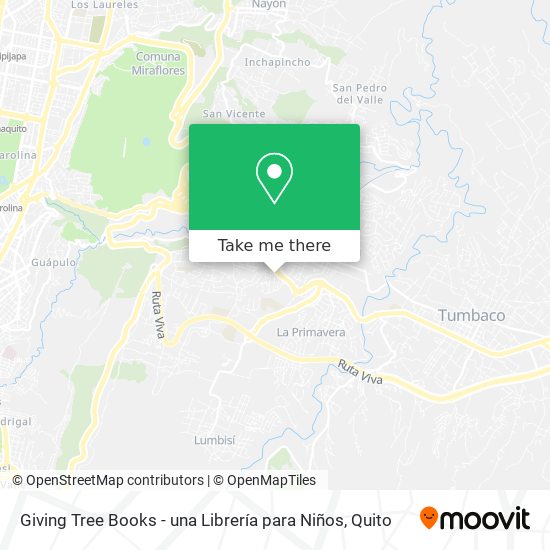 Mapa de Giving Tree Books - una Librería para Niños