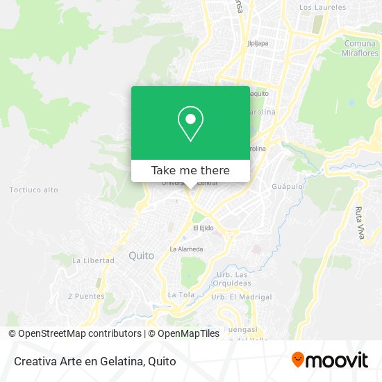 Mapa de Creativa Arte en Gelatina