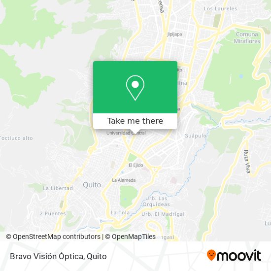 Bravo Visión Óptica map