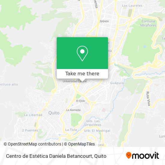 Centro de Estética Daniela Betancourt map