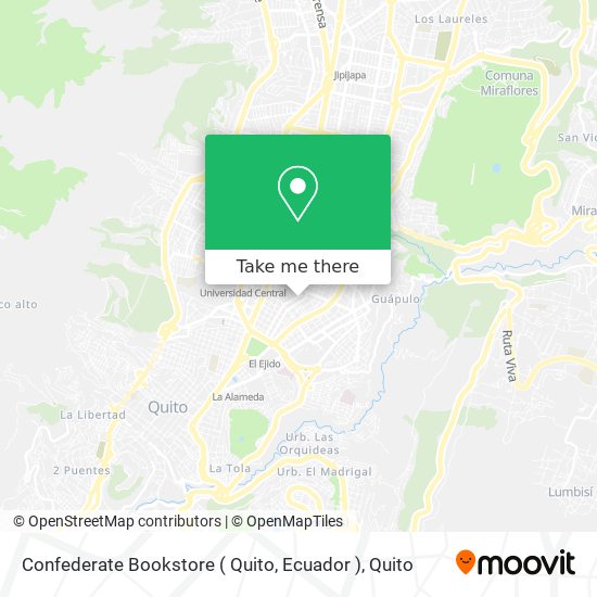 Confederate Bookstore ( Quito, Ecuador ) map