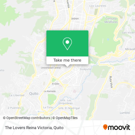 The Lovers Reina Victoria map
