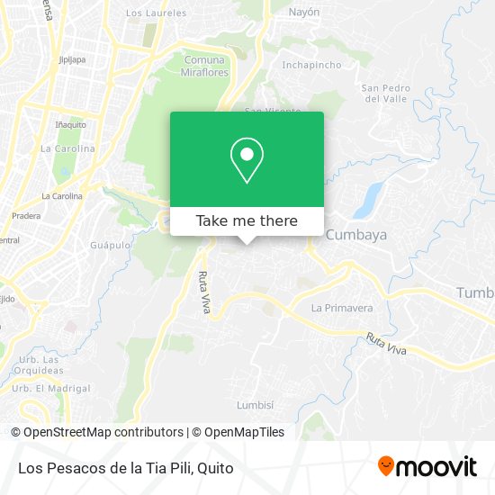 Los Pesacos de la Tia Pili map