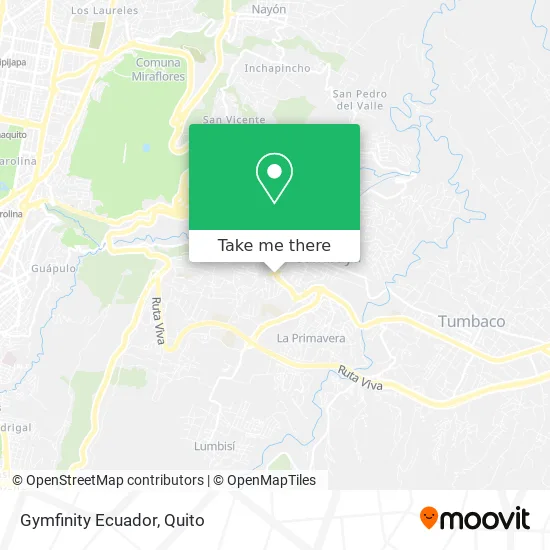Gymfinity Ecuador map