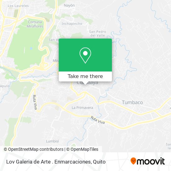 Lov Galeria de Arte . Enmarcaciones map