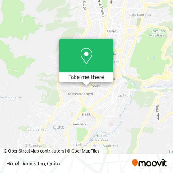 Mapa de Hotel Dennis Inn