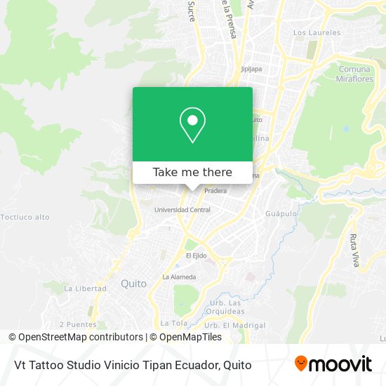 Vt Tattoo Studio Vinicio Tipan Ecuador map