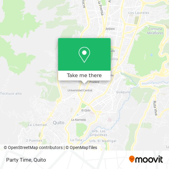 Party Time map