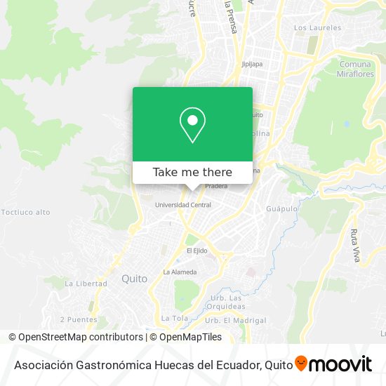 Asociación Gastronómica Huecas del Ecuador map