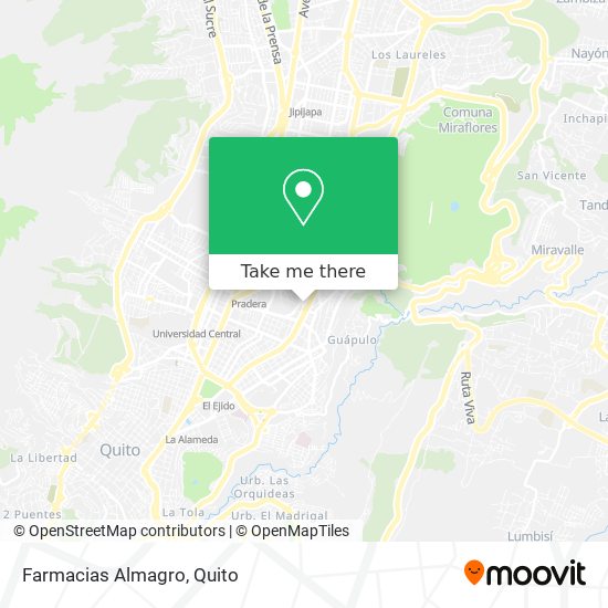 Farmacias Almagro map