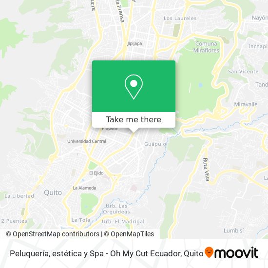 Peluquería, estética y Spa - Oh My Cut Ecuador map