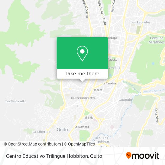 Centro Educativo Trilingue Hobbiton map