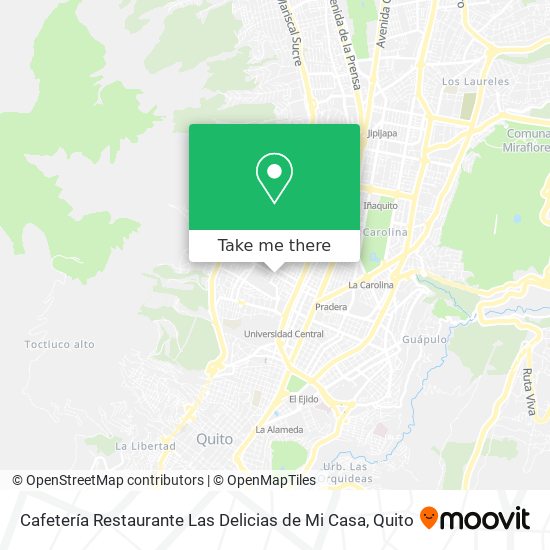 Cafetería Restaurante Las Delicias de Mi Casa map