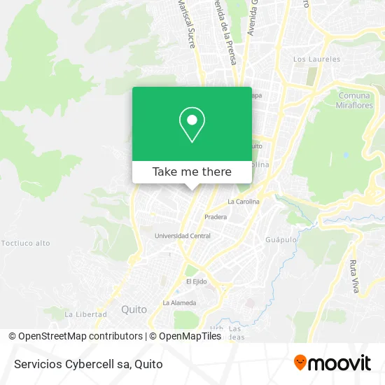 Servicios Cybercell sa map