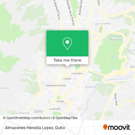 Mapa de Almacenes Heredia Lopez