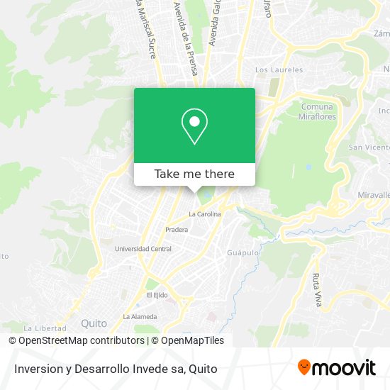 Inversion y Desarrollo Invede sa map