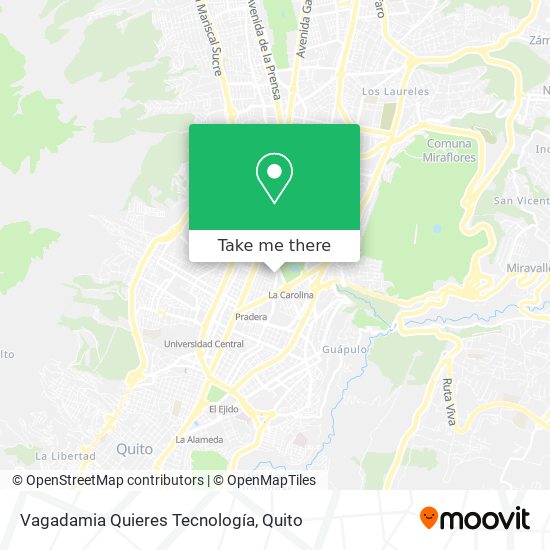 Vagadamia Quieres Tecnología map