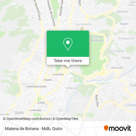 Malena de Botana - Mdb map