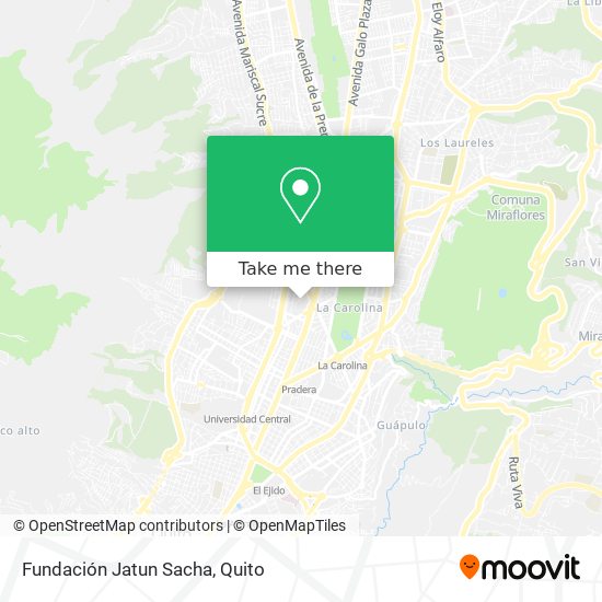 Fundación Jatun Sacha map