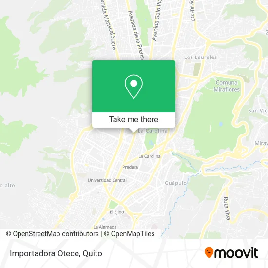 Importadora Otece map