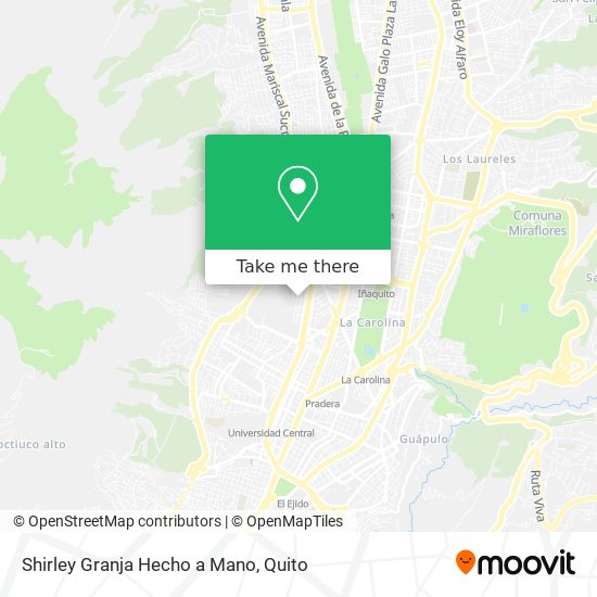 Mapa de Shirley Granja Hecho a Mano