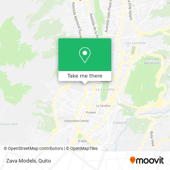 Zava Models map