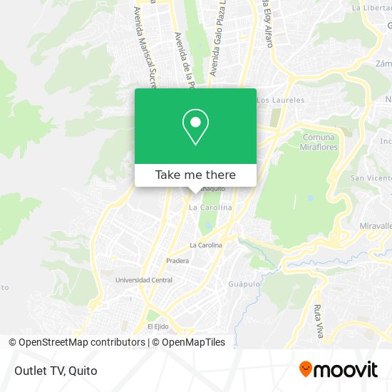 Outlet TV map