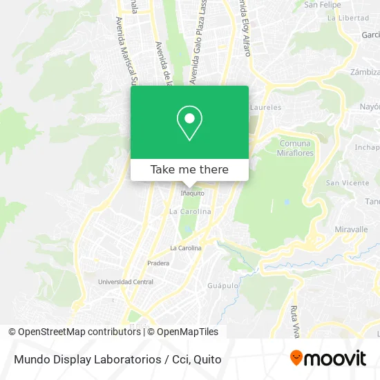 Mundo Display Laboratorios / Cci map